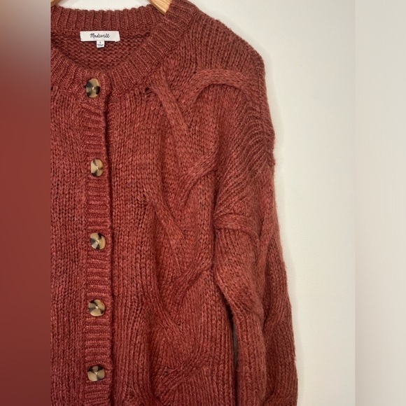 Madewell Cable ashmont cardigan sweater , sz small - Picture 5 of 9